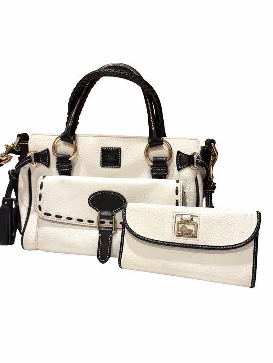 Dooney & Bourke Handbags - Dooney & Bourke Leather Medium Pocket Satchel & Matching Wallet Set